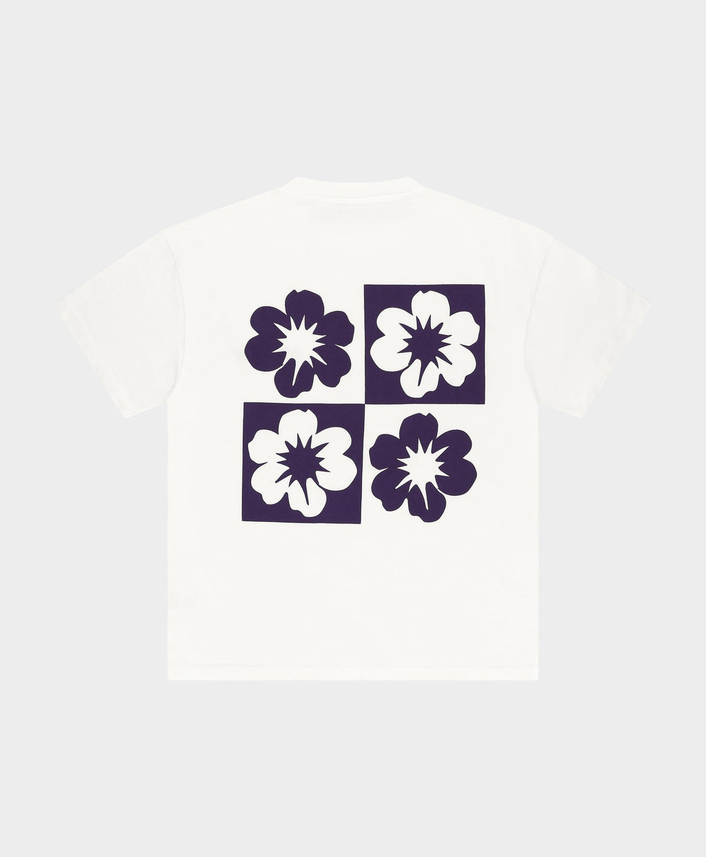 PURPLE FLOWER T-SHIRT