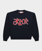 RED LOGO KNIT