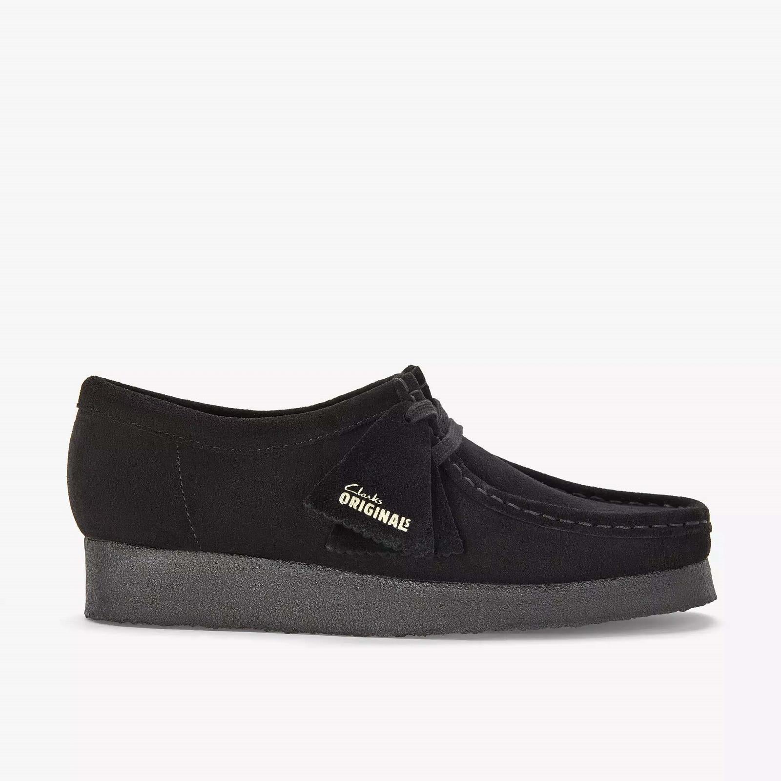 CLARKS Wallabee black suede - Shop online at Monar