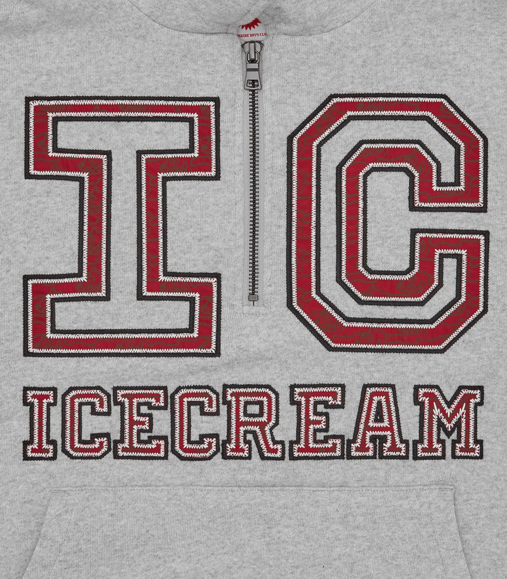 COLLEGIATE QUARTER ZIP SWEATSHIRT