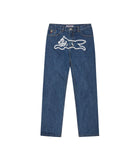 RUNNING DOG DOUBLE SCOOP DENIM PANT