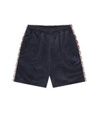 RUNNING DOG TAPED VELOUR TRACK SHORTS