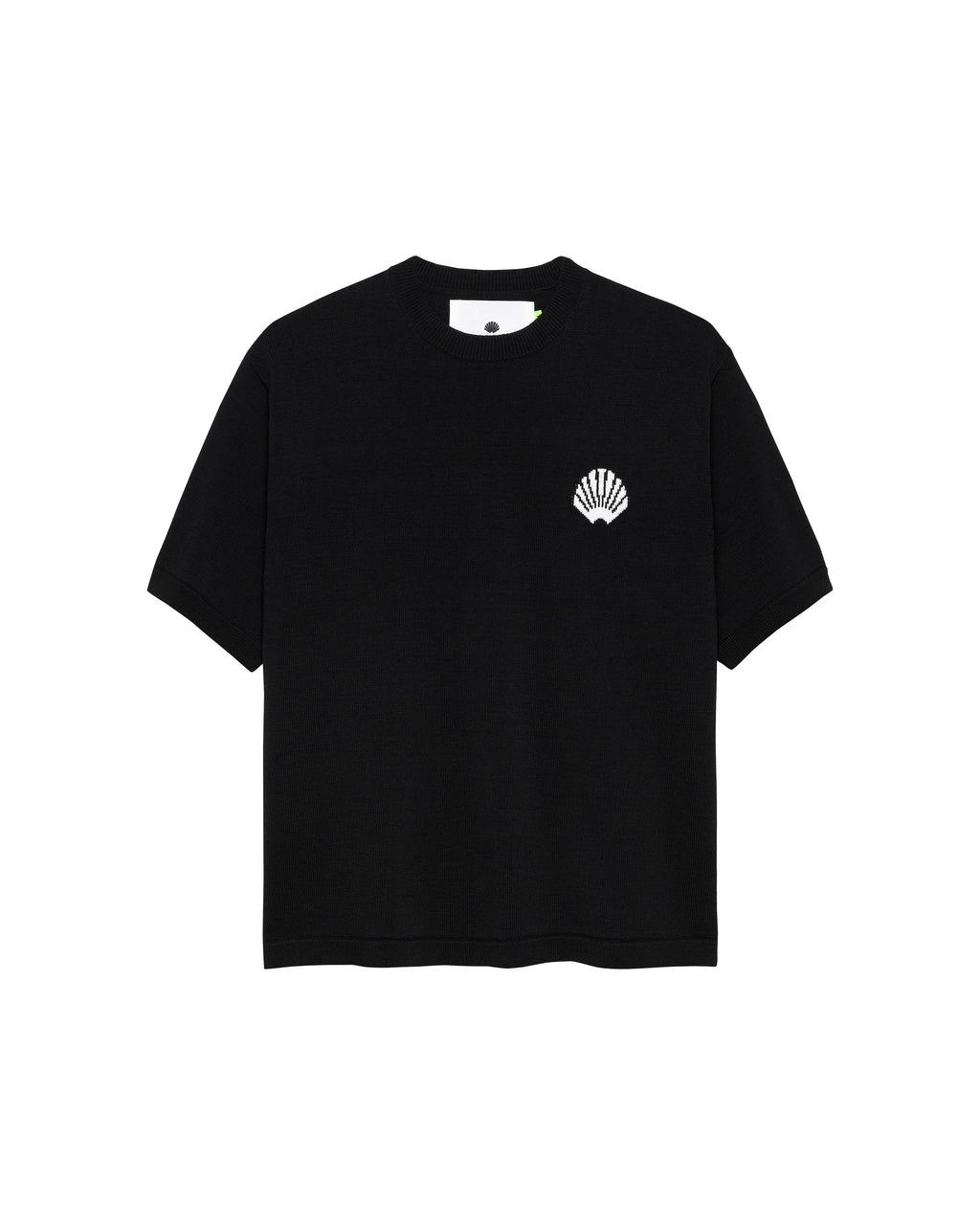 KNITTED LOGO TEE