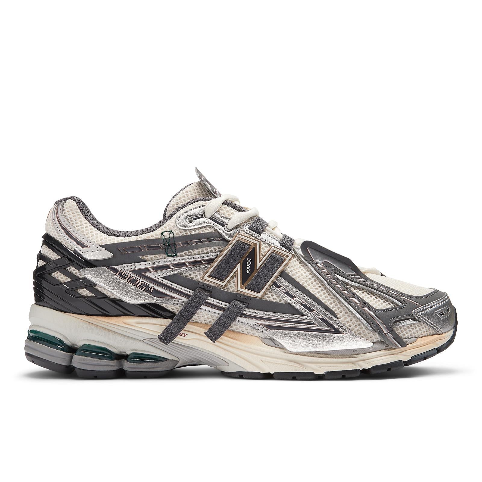 靴 New Balance M1906AD 24cm NEW BALANCE M1906AD sneakers silver metallic castlerock - Shop