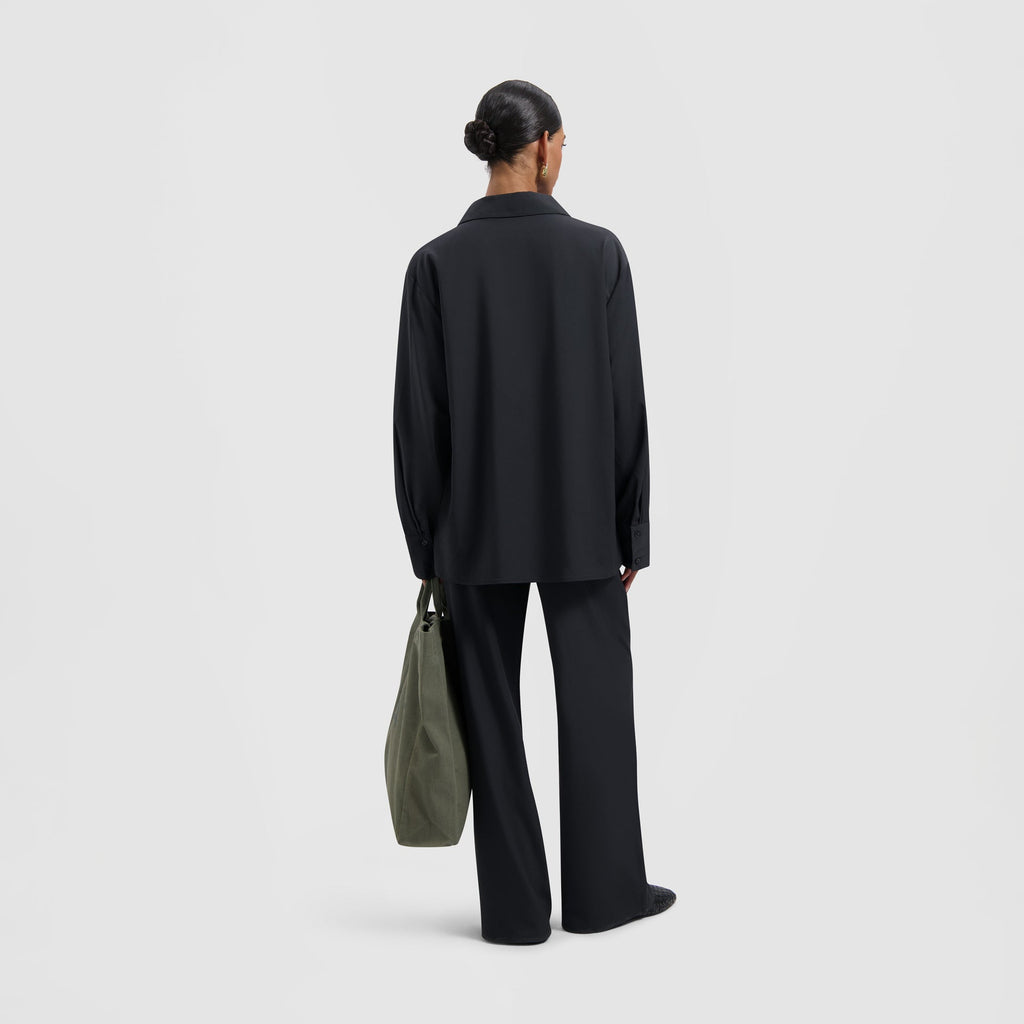 DRAPY ASYMMETRIC SHIRT