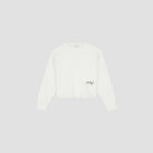 FLUFFY SCRIPT LOGO KNIT