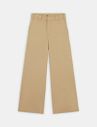 WIDE LEG WORK PANT W