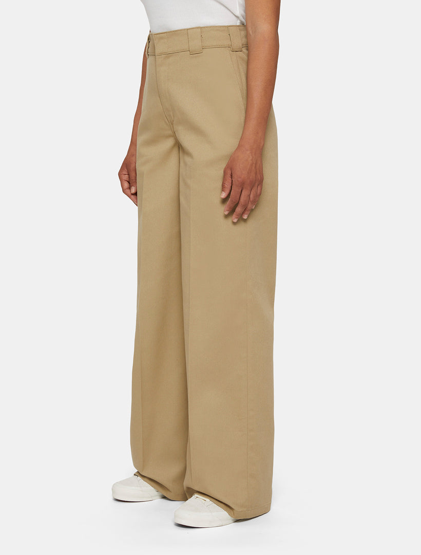 WIDE LEG WORK PANT W