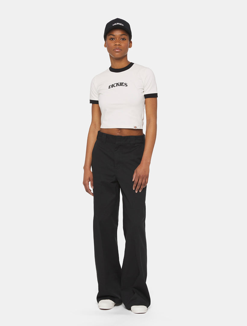 WIDE LEG WORK PANT W