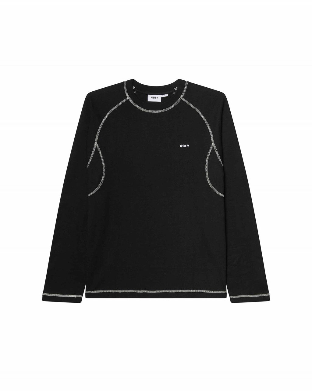 AARON CONTRAST STITCH LS