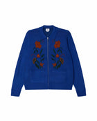 OBEY FLORAL ZIP CARDIGAN