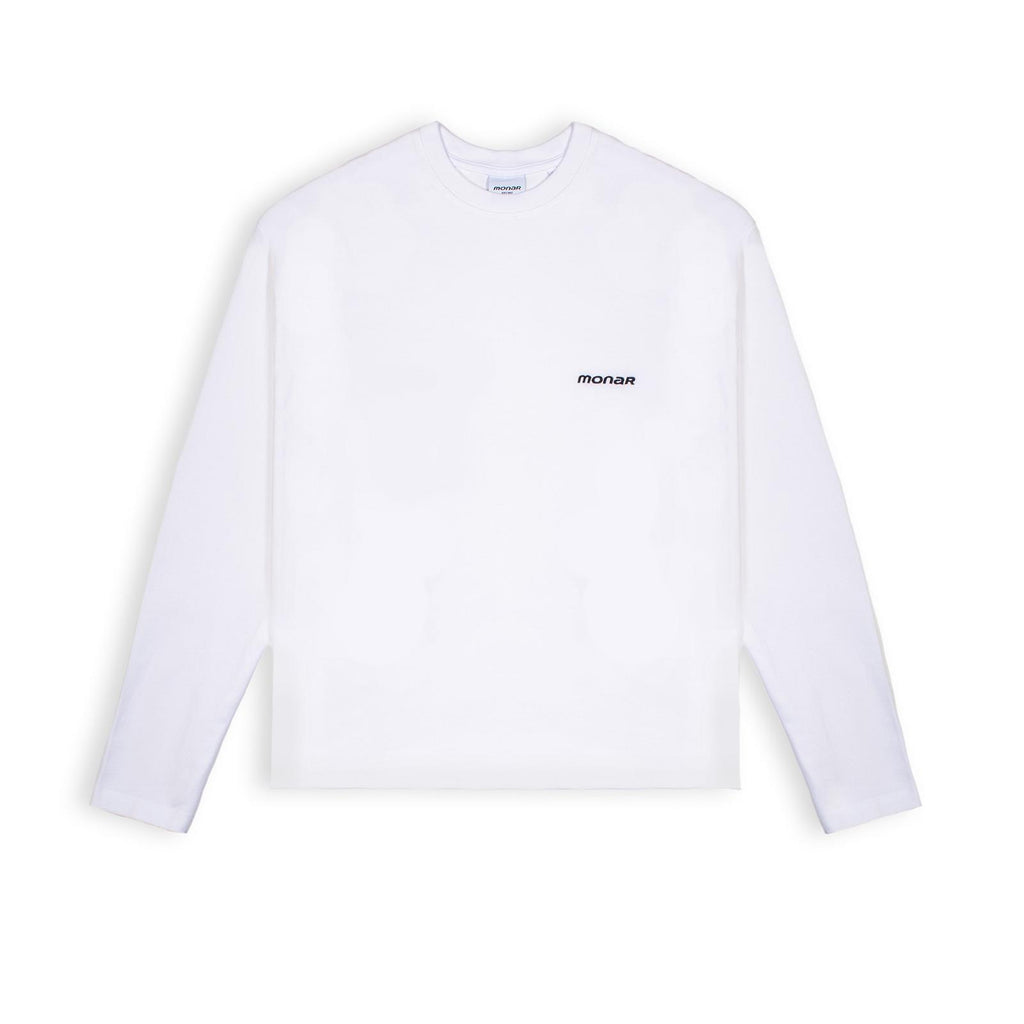 003 EMBROIDERED LS TEE