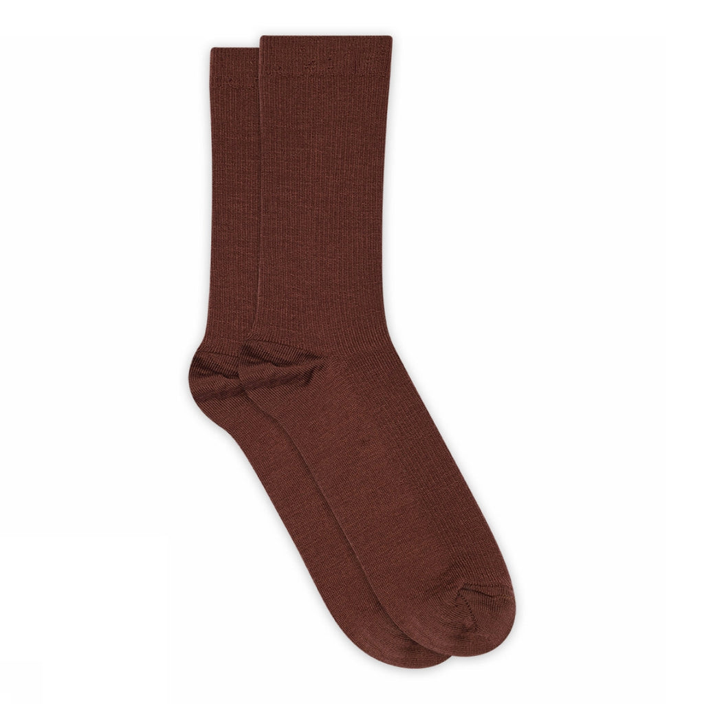FINE WOOL RIB SOCKS