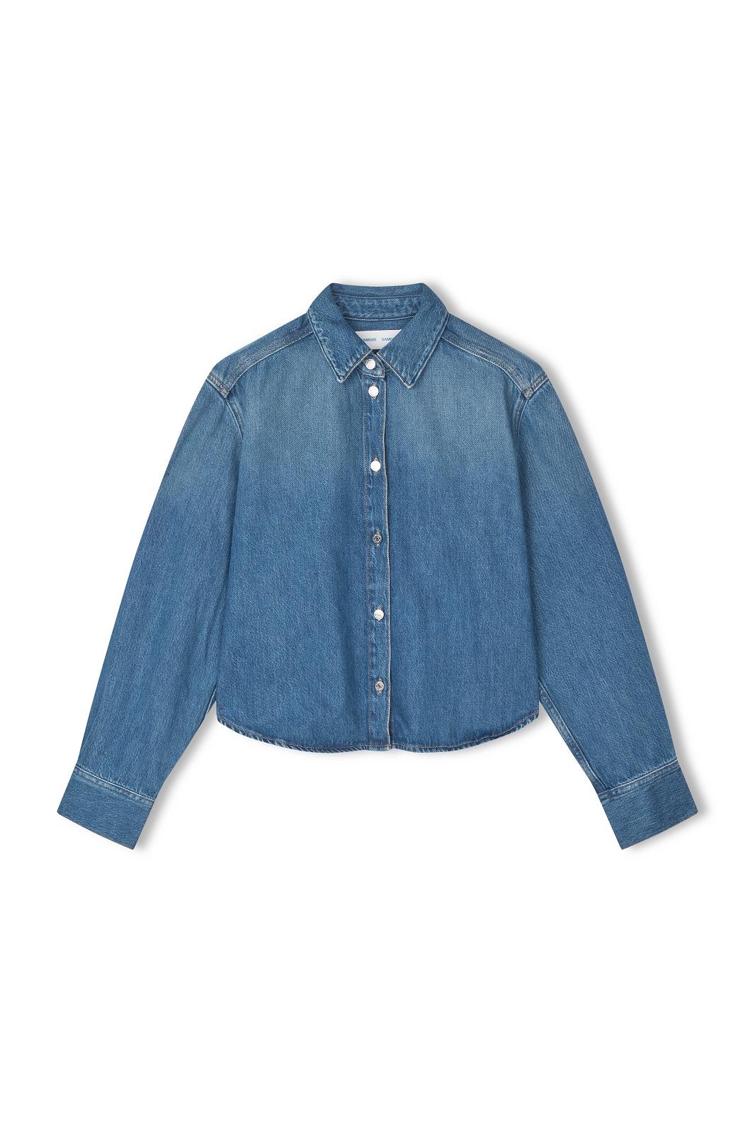 SAMSOE SAMSOE Sacelia shirt fluid denim - Shop online at Monar
