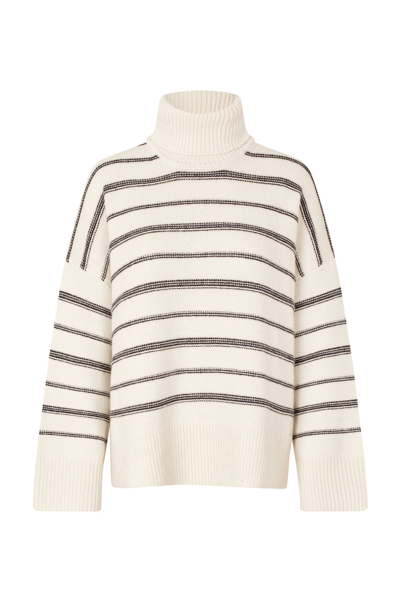 SAKEIKU STRIPE TURTLENECK