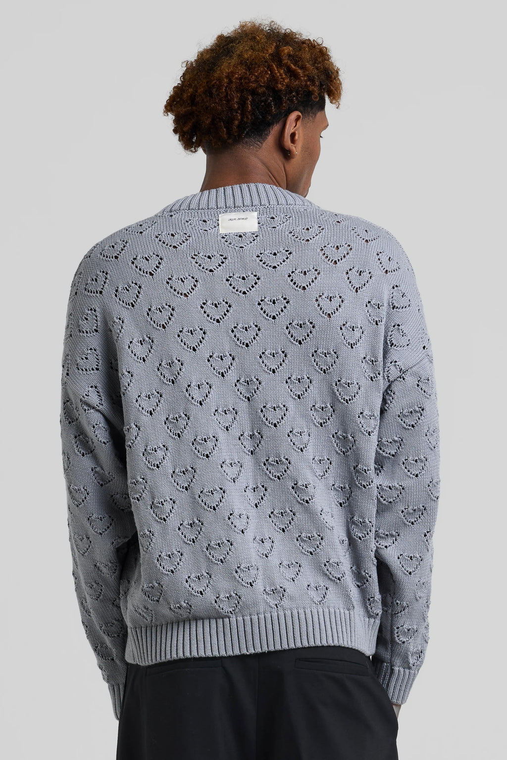 HEART PATTERN KNIT