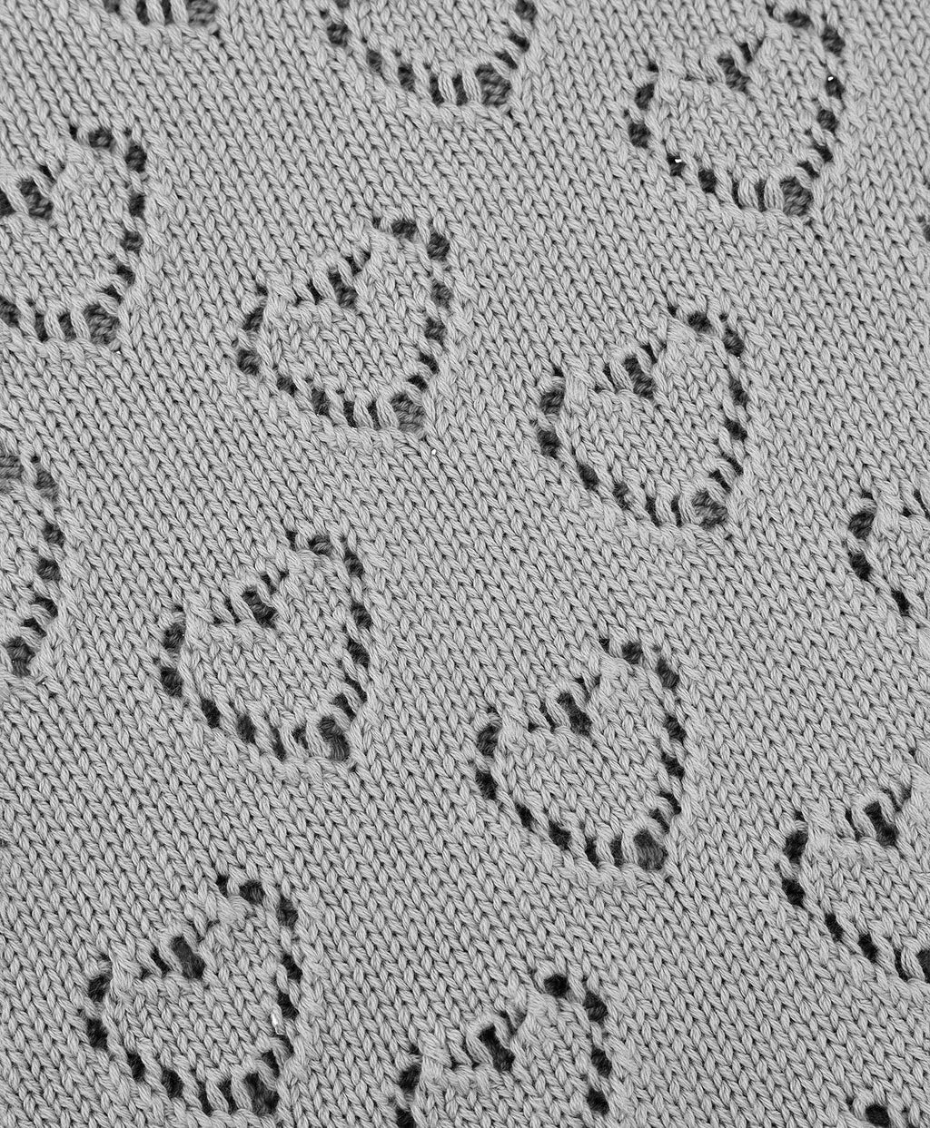 HEART PATTERN KNIT