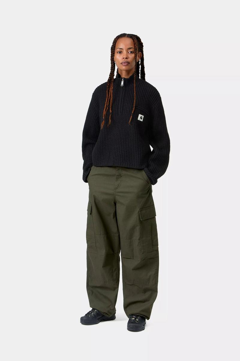 DETROIT HALF ZIP SWEATER