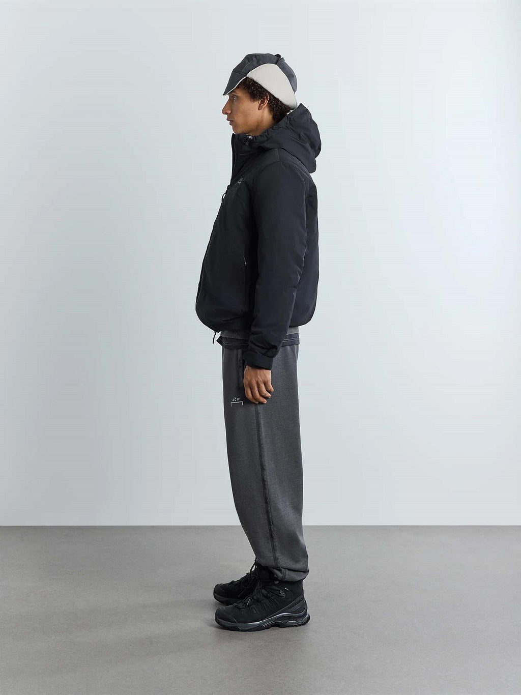 A-COLD-WALL* Albany hooded jacket onyx