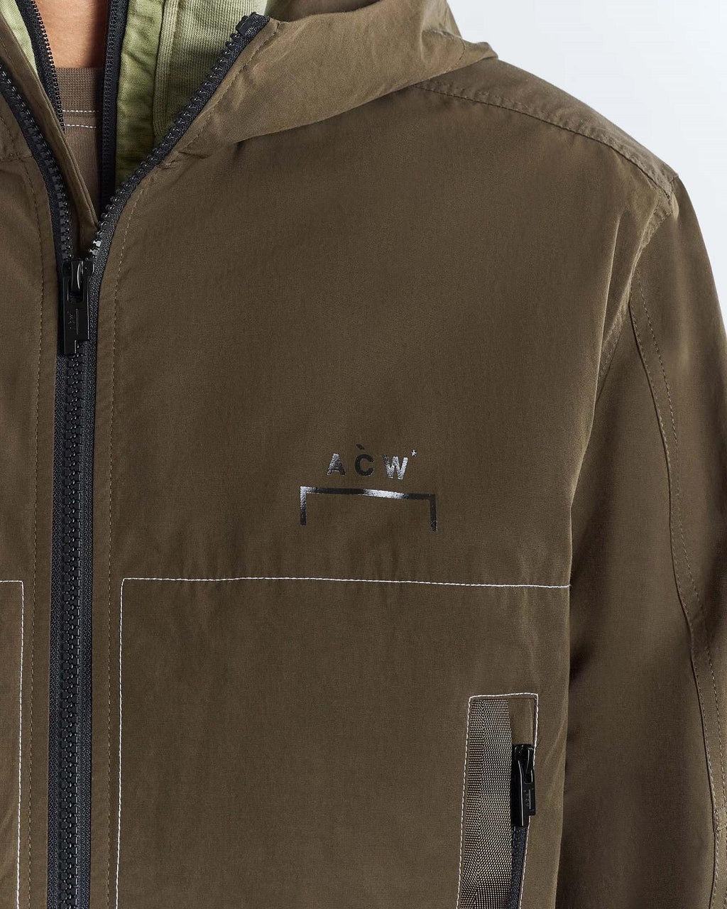 A-COLD-WALL* Albany hooded overshirt deep olive