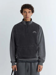 A-COLD-WALL* Leigh 1/4 zip onyx