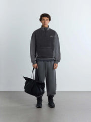 A-COLD-WALL* Leigh 1/4 zip onyx
