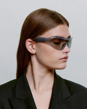 A. KJAERBEDE Devon glaucus grey sunglasses