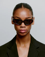 A. KJAERBEDE Ella demi tortoise brown sunglasses