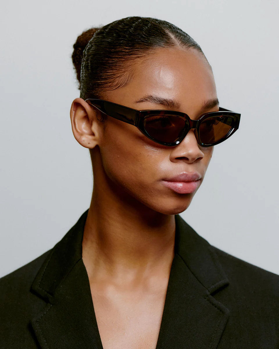A. KJAERBEDE Ella demi tortoise brown sunglasses