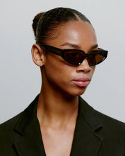 A. KJAERBEDE Ella demi tortoise brown sunglasses