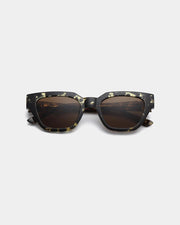 A. KJAERBEDE Kaws black yellow sunglasses
