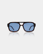 A. KJAERBEDE Kaya demi tortoise blue lens sunglasses