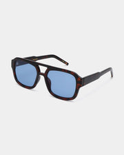 A. KJAERBEDE Kaya demi tortoise blue lens sunglasses