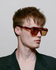 A. KJAERBEDE Kaya havana sunglasses