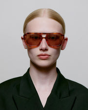 A. KJAERBEDE Kaya havana sunglasses