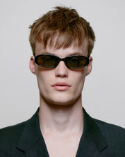 A. KJAERBEDE Macy black sunglasses