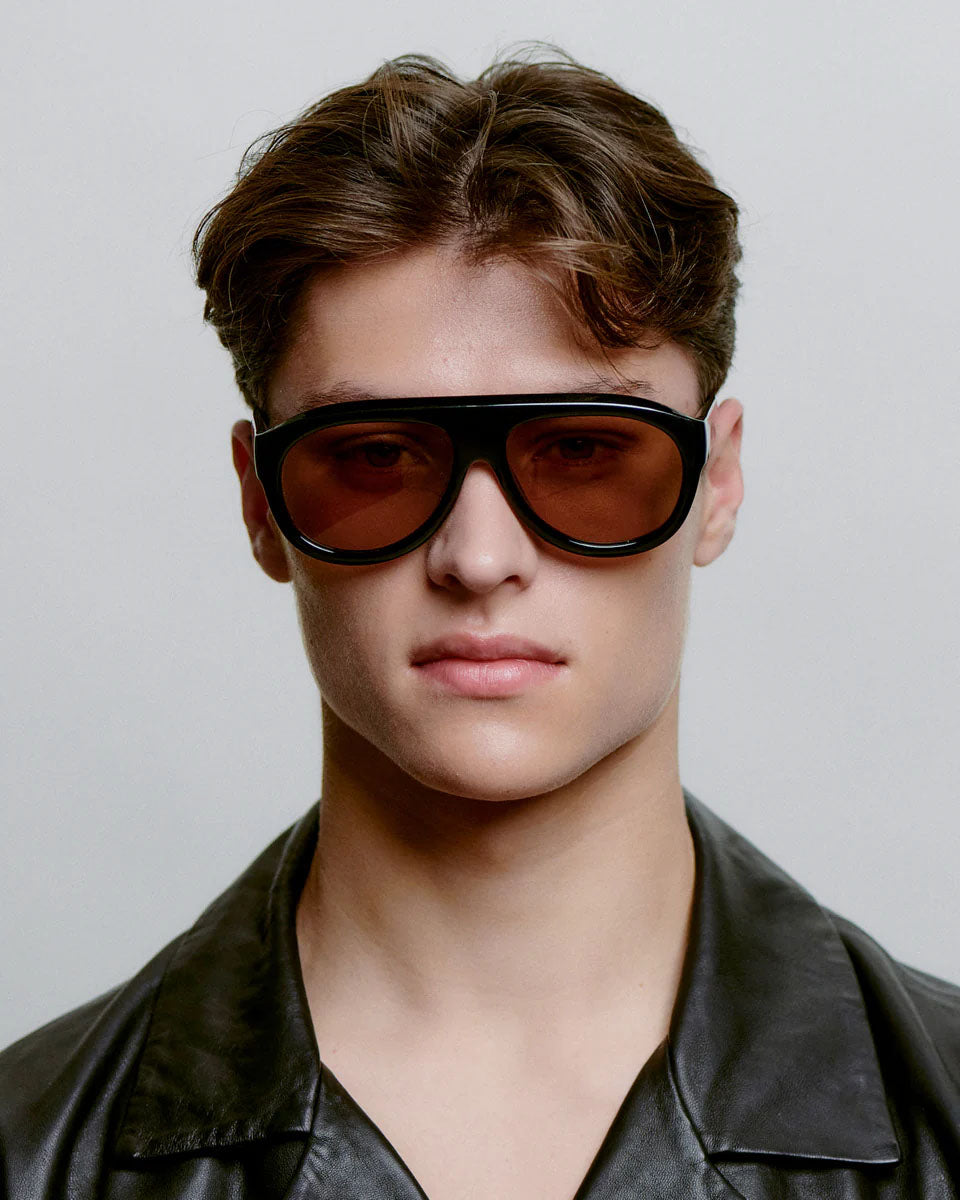 A. KJAERBEDE Rio black sunglasses