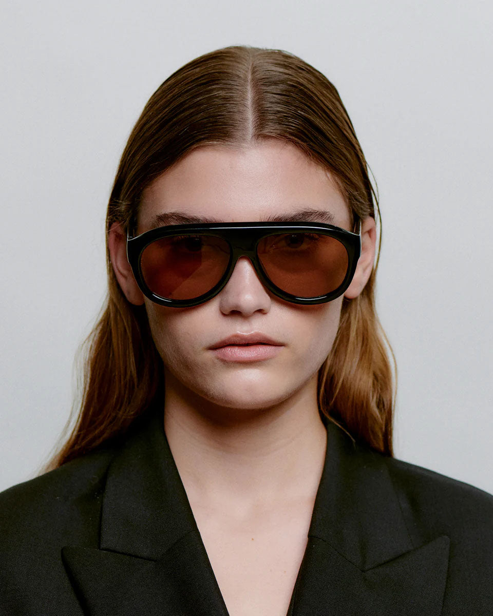 A. KJAERBEDE Rio black sunglasses