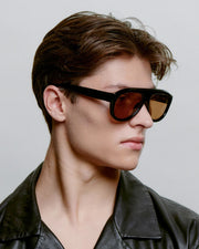 A. KJAERBEDE Rio black sunglasses