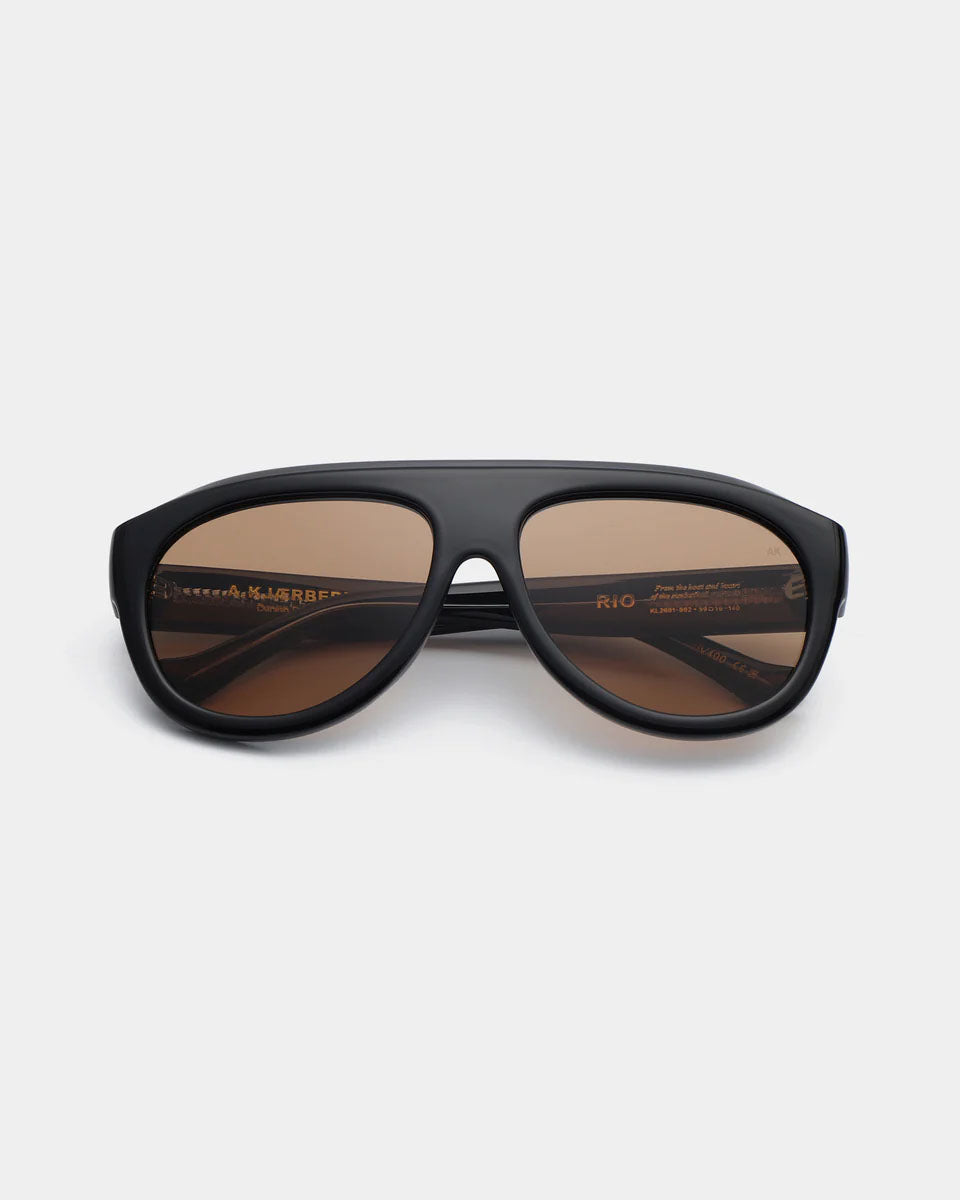 A. KJAERBEDE Rio black sunglasses