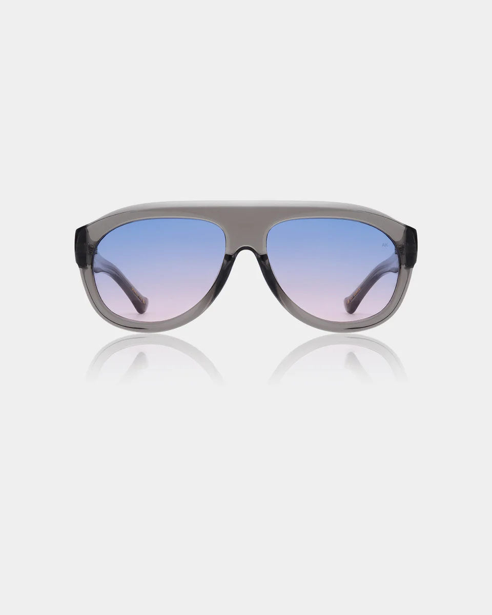 A. KJAERBEDE Rio grey transparent sunglasses