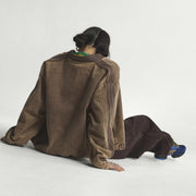 ADIDAS Corduroy SST jacket earth strata brown