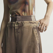 ADIDAS Corduroy SST oversized pants earth strata brown