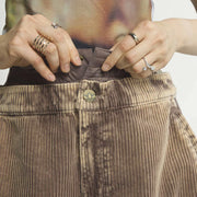 ADIDAS Corduroy SST oversized pants earth strata brown