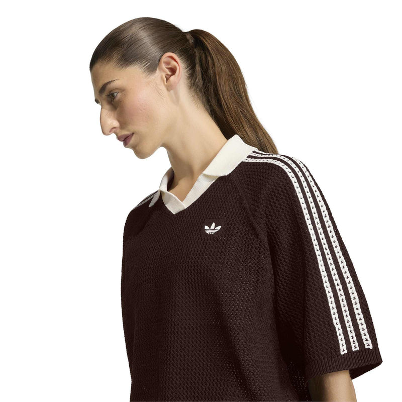 ADIDAS Crochet polo KE0198 brown
