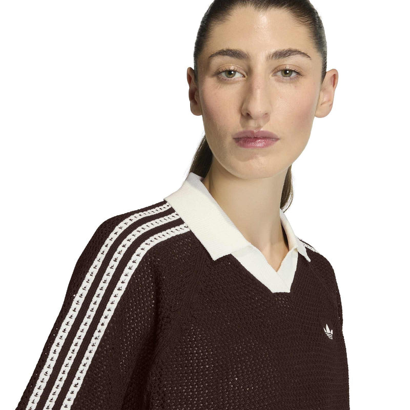 ADIDAS Crochet polo KE0198 brown