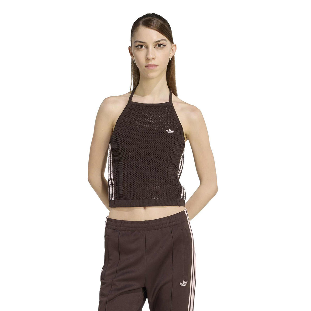 ADIDAS Crochet top KC6484 brown