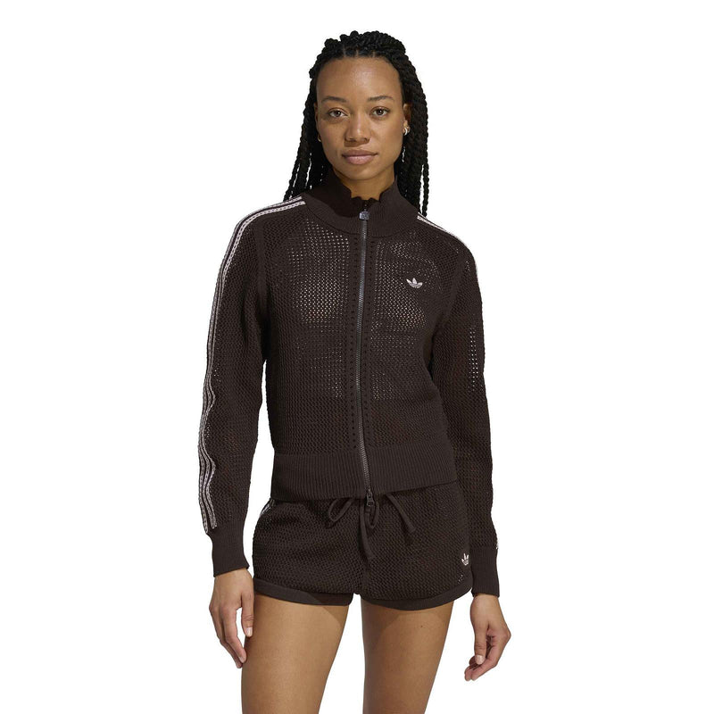 ADIDAS Crochet track top KE0202 aurora coffee