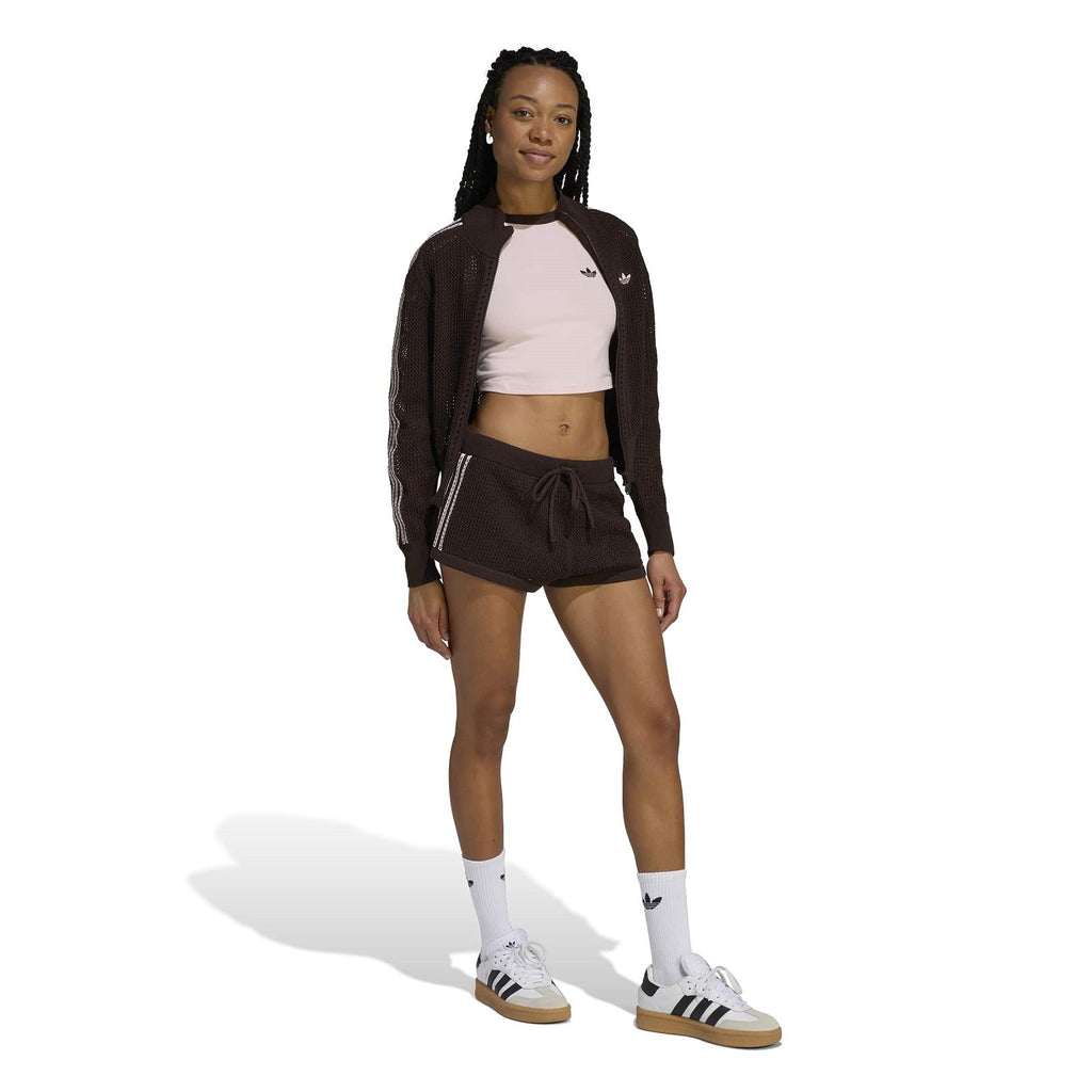ADIDAS Crochet track top KE0202 aurora coffee