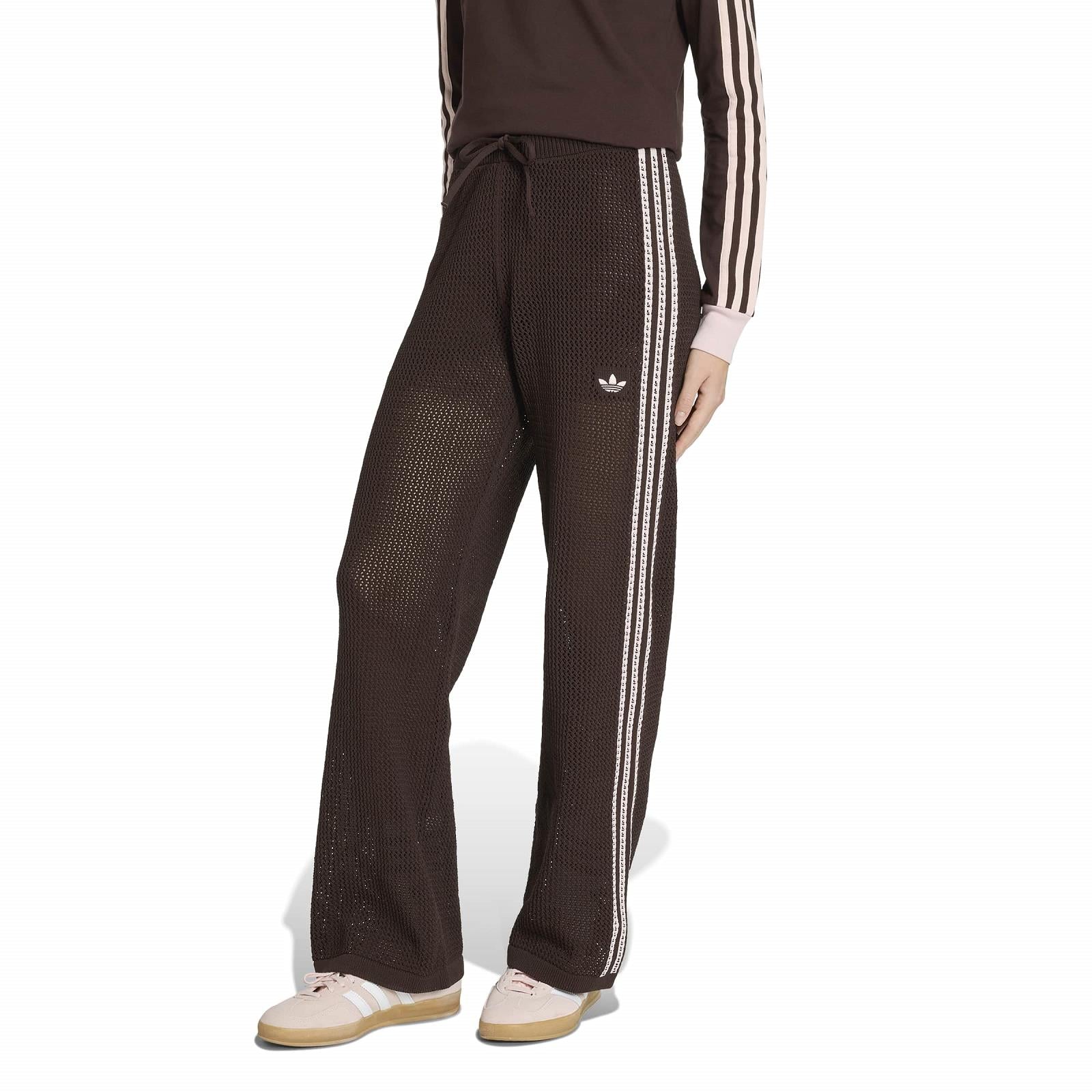 ADIDAS Crochet trackpant KE0201 aurora coffee - Shop online at Monar